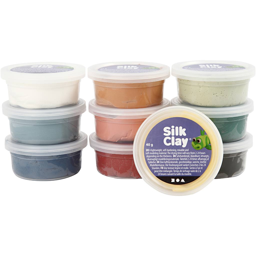 Creativ Company Https: www.cchobby.nl silk-clayr-pastelkleuren-10x40-gr-1-doos