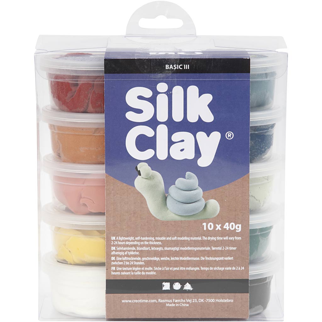 Creativ Company Https: www.cchobby.nl silk-clayr-pastelkleuren-10x40-gr-1-doos