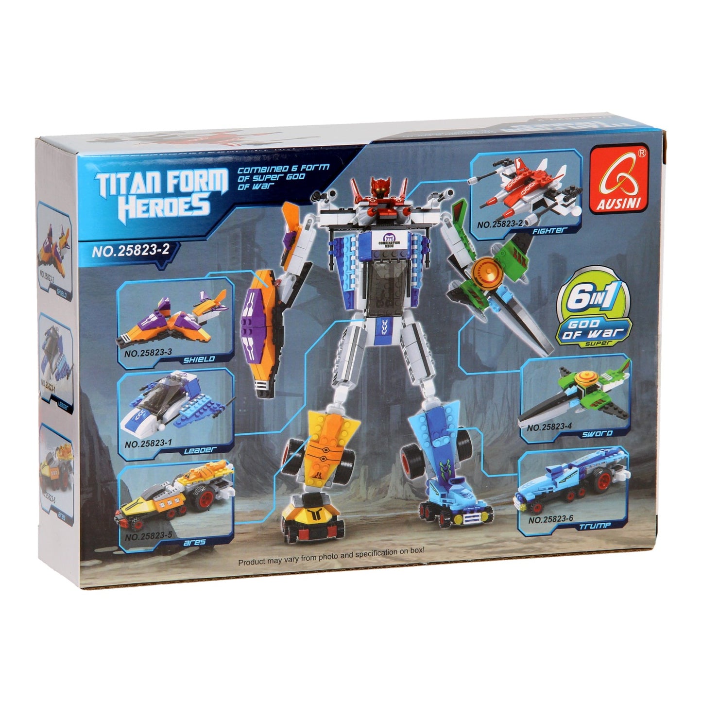 Lobbes Bouwset titan heroes - space rood - 73dlg.