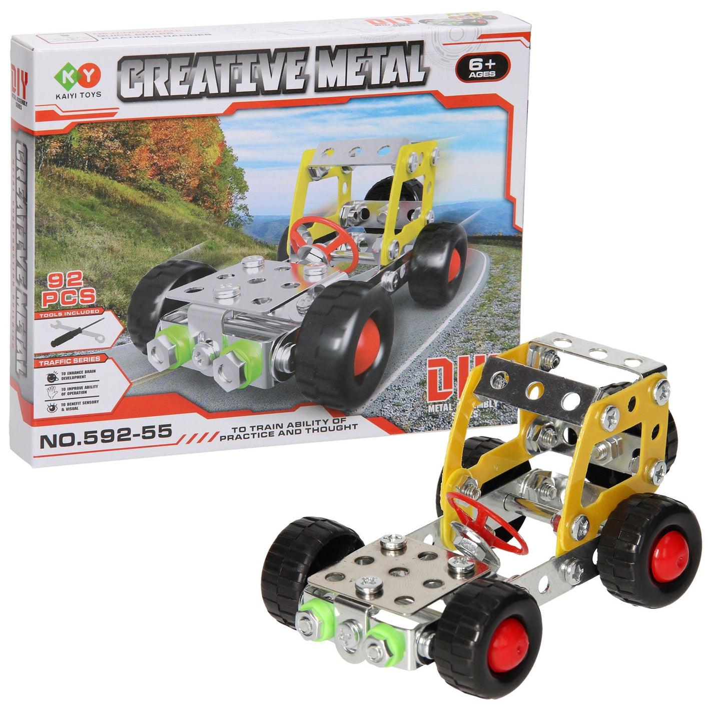 Lobbes Constructieset metaal cruiser, 92dlg.