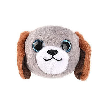 Lobbes Pluche klaparmband hondje grijs