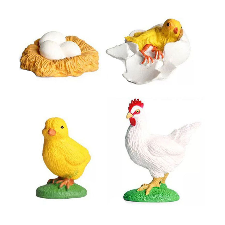 Cycplus Levenscyclus haan speelfiguren set