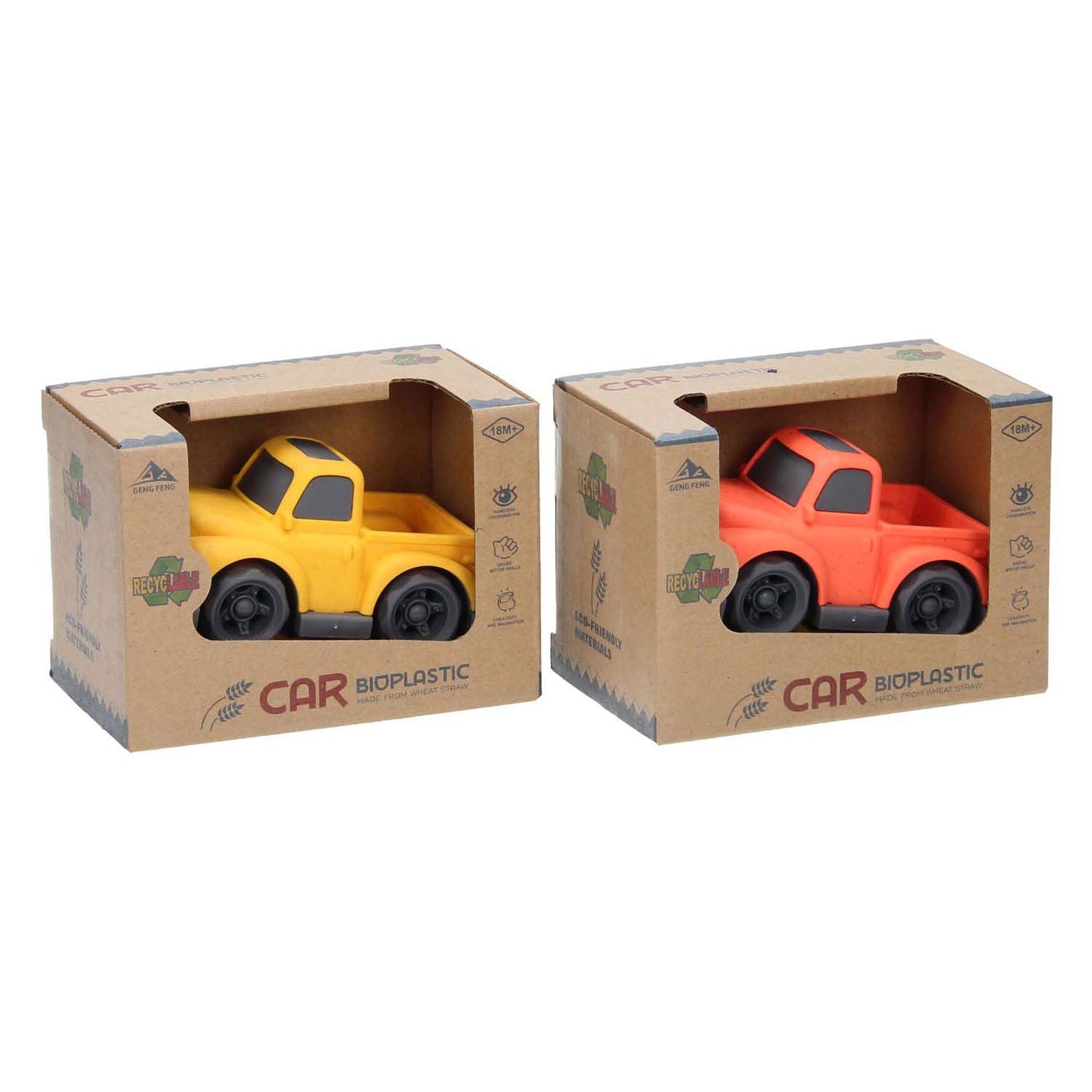 Lobbes Bio-plastic auto met laadbak