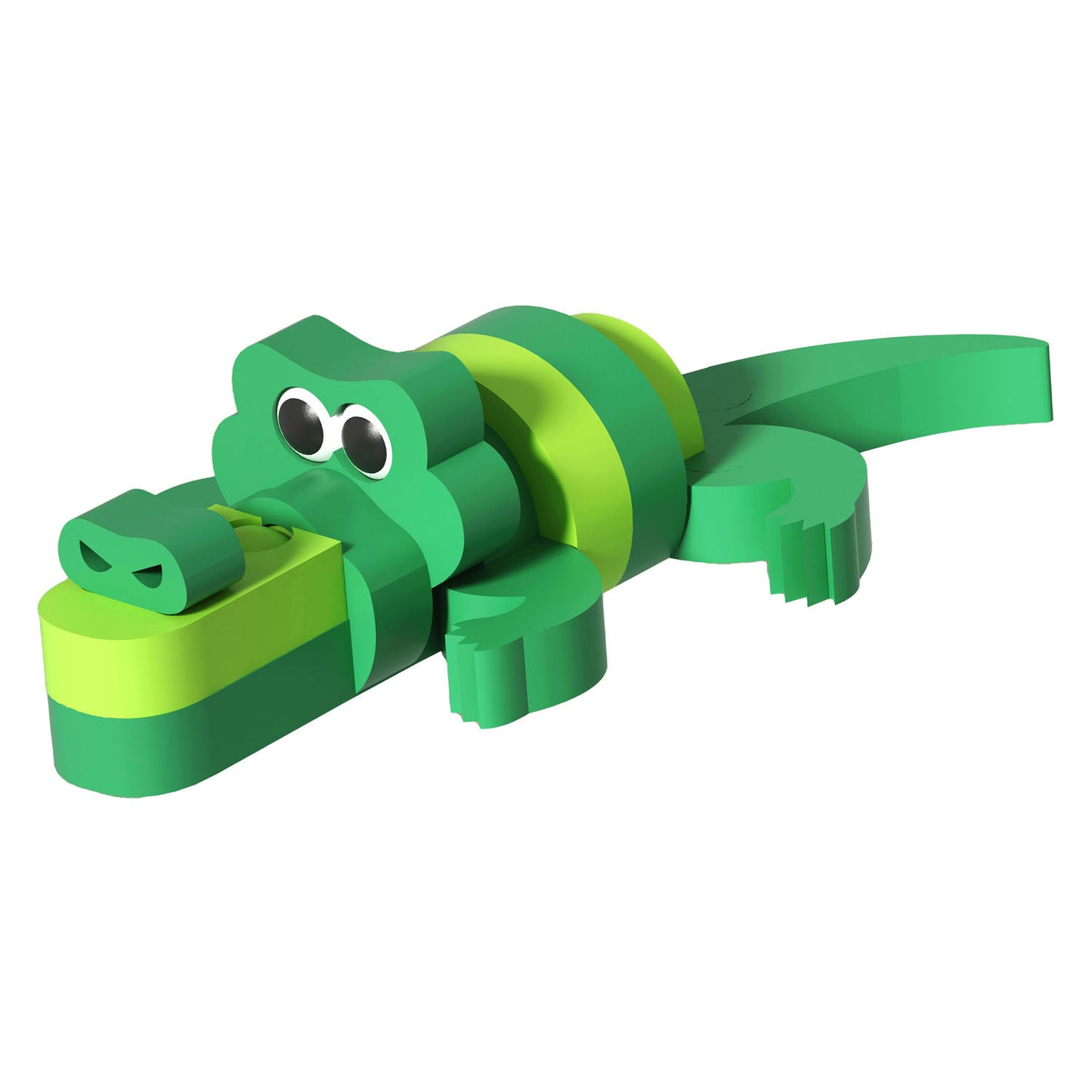 Lobbes Foam bouwset 3d krokodil