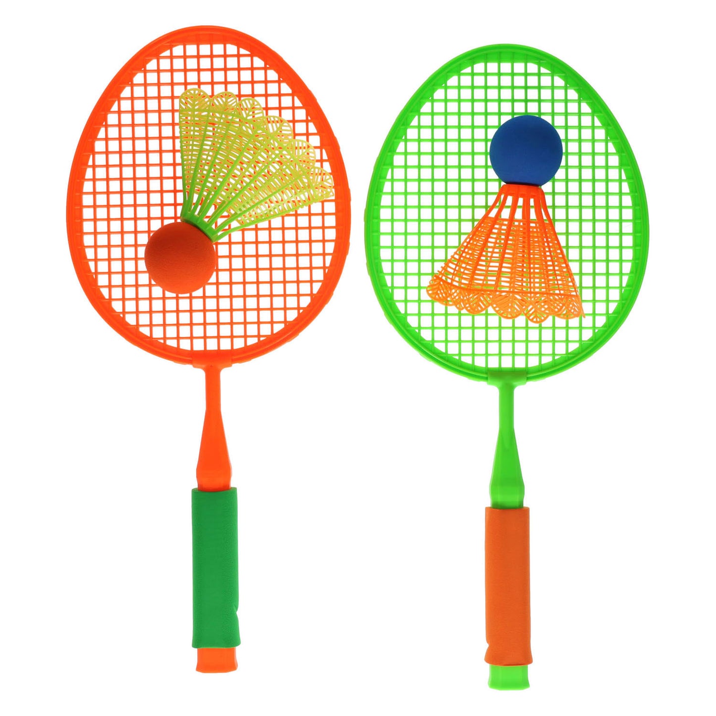 Lobbes Badmintonset grote shuttles