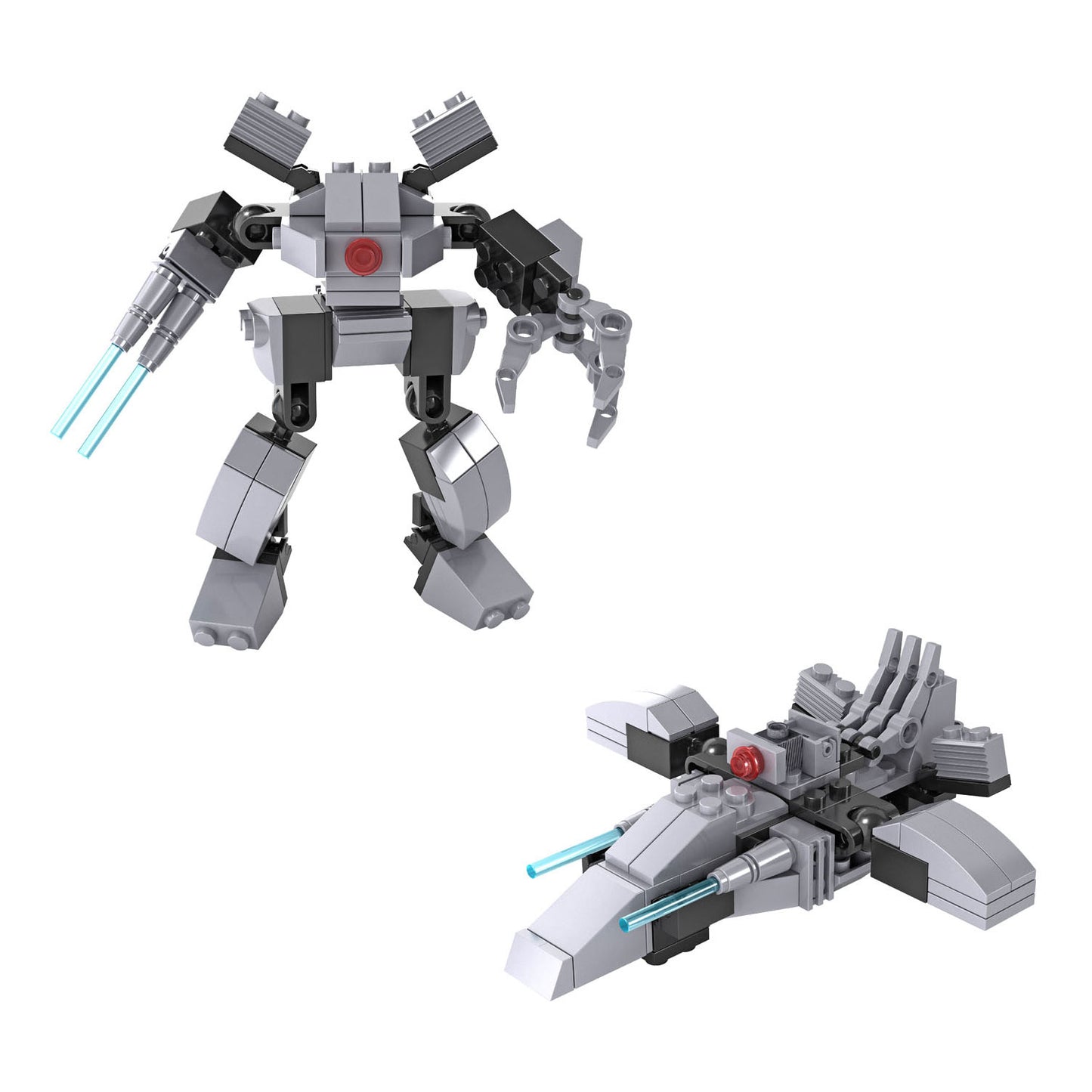 Lobbes Bouwset transformeer robot spaceship - 81dlg