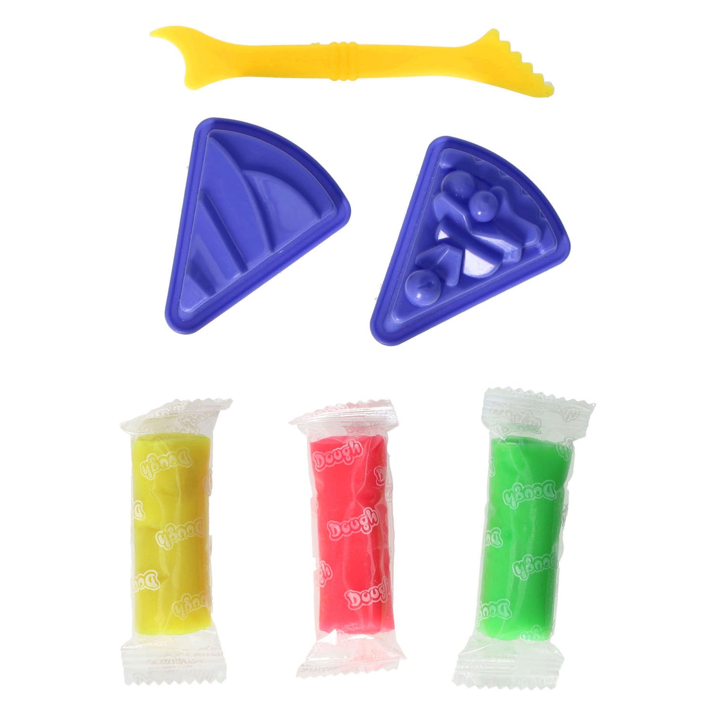 Kleiset met 2 Toetjesvormen en Tool - 3 Kleuren Klei