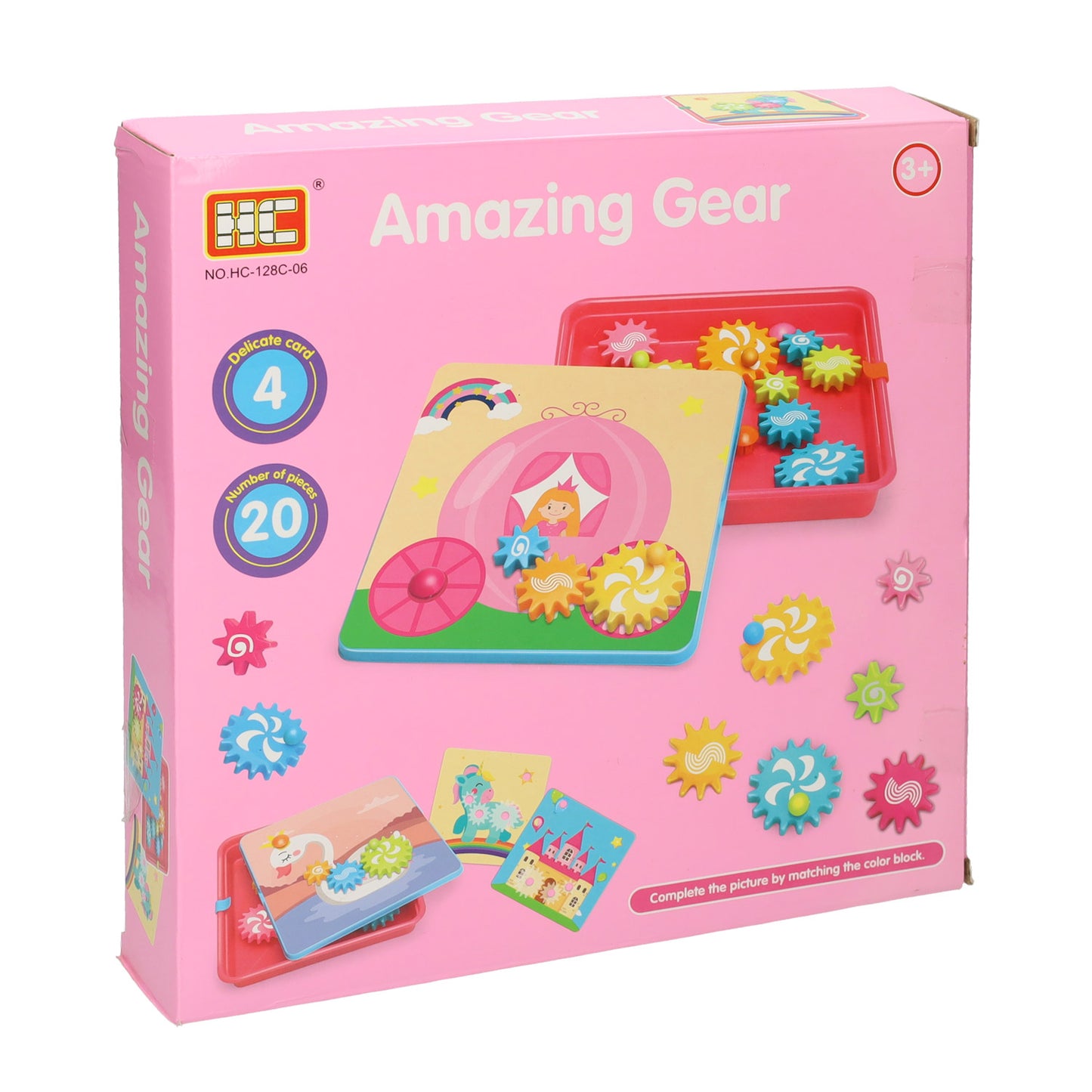 Tandwielenset Prinses en Eenhoorn, 20dlg.