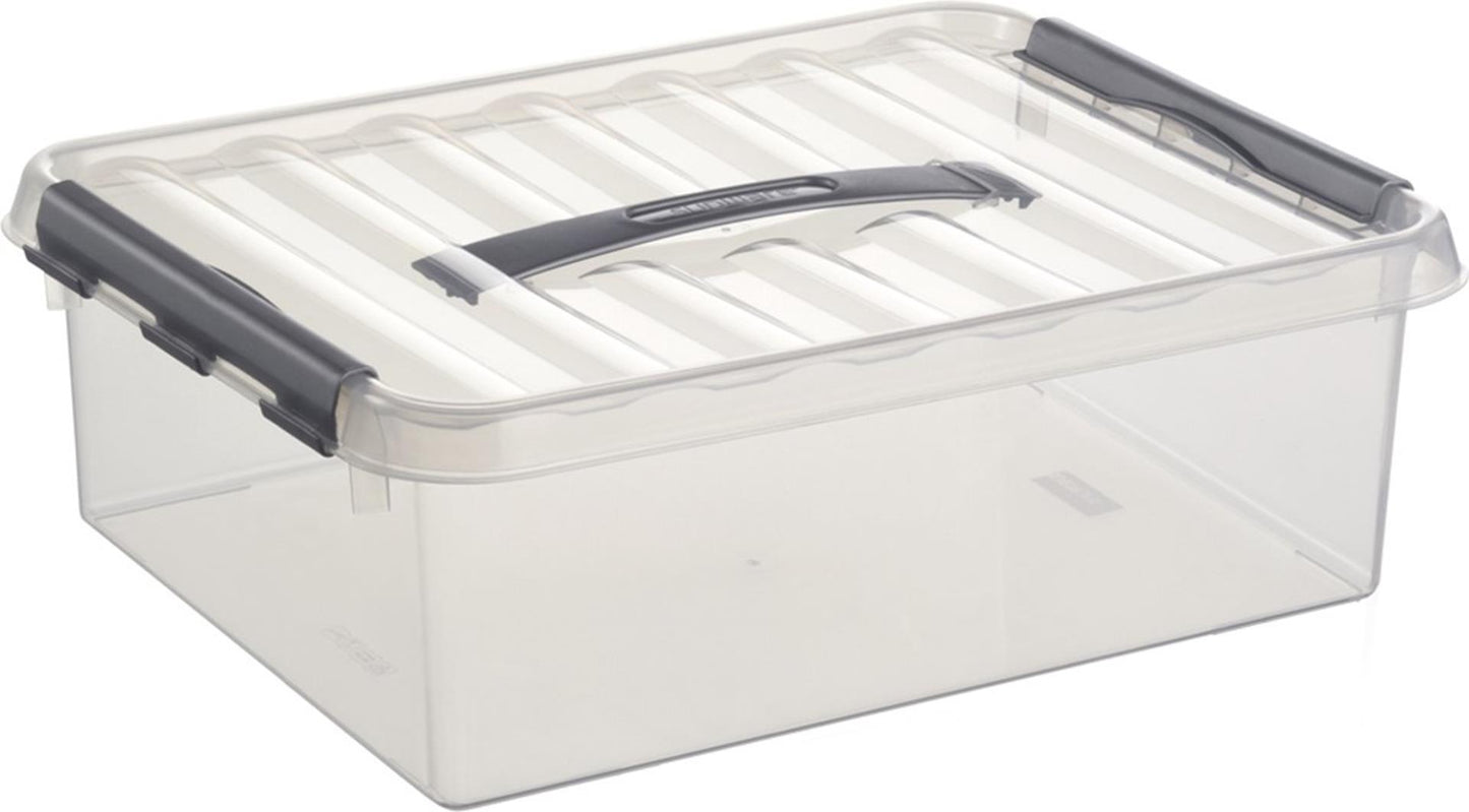 Sunware q-line opbergbox 10l transparant