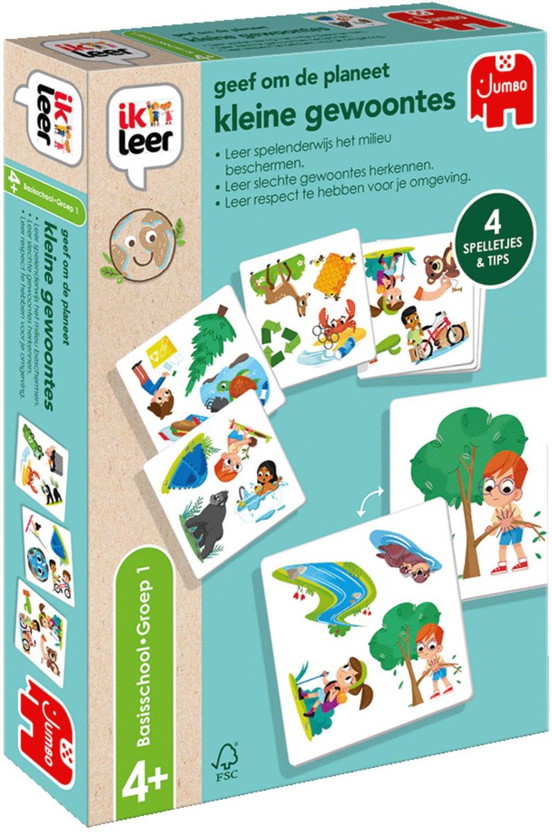 Ik Leer Jumbo - - geef om de planeet - kleine gewoontes - educatief spel