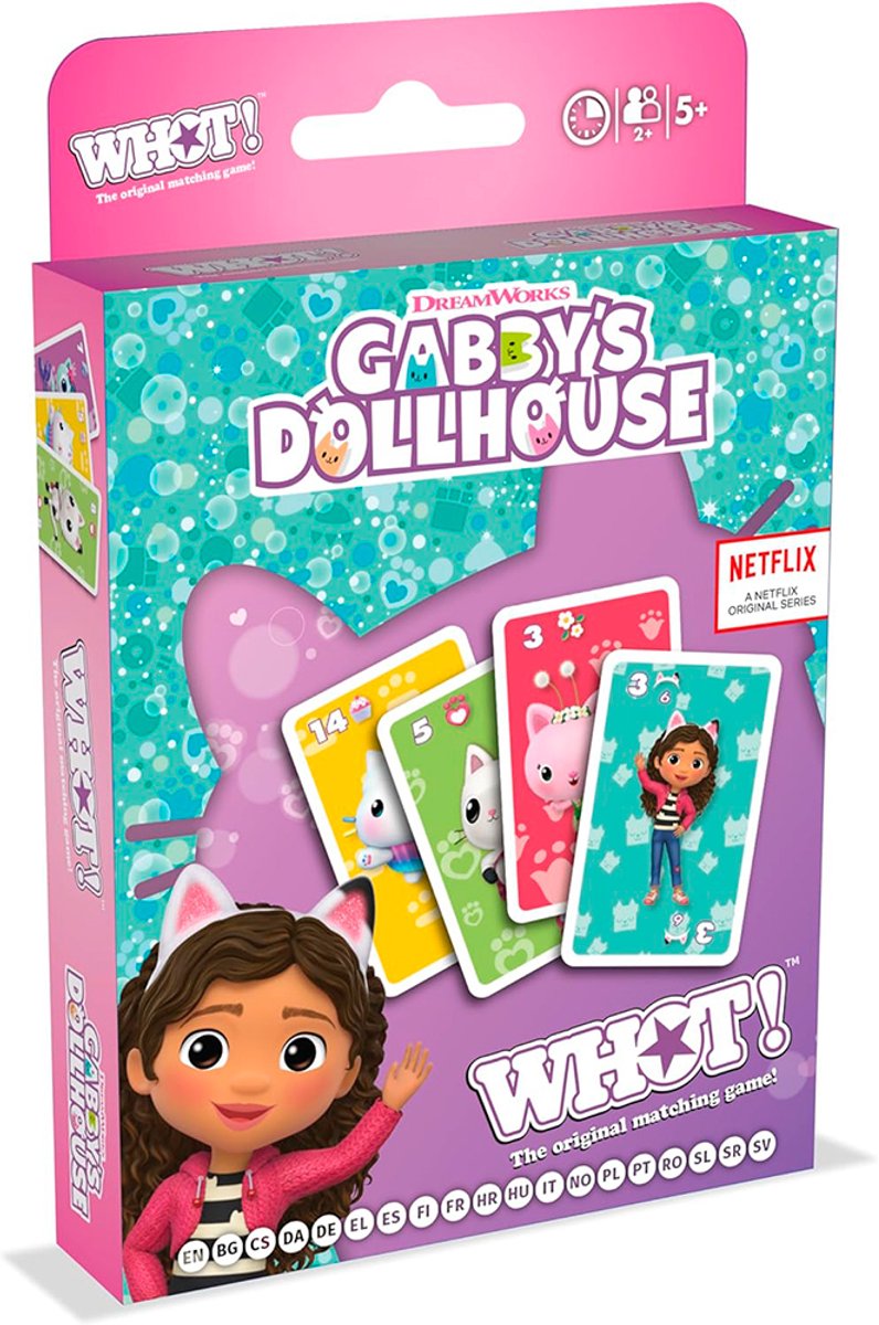 Gabby's Poppenhuis Winning moves gabby's dollhouse - kaartspel - whot meertalig