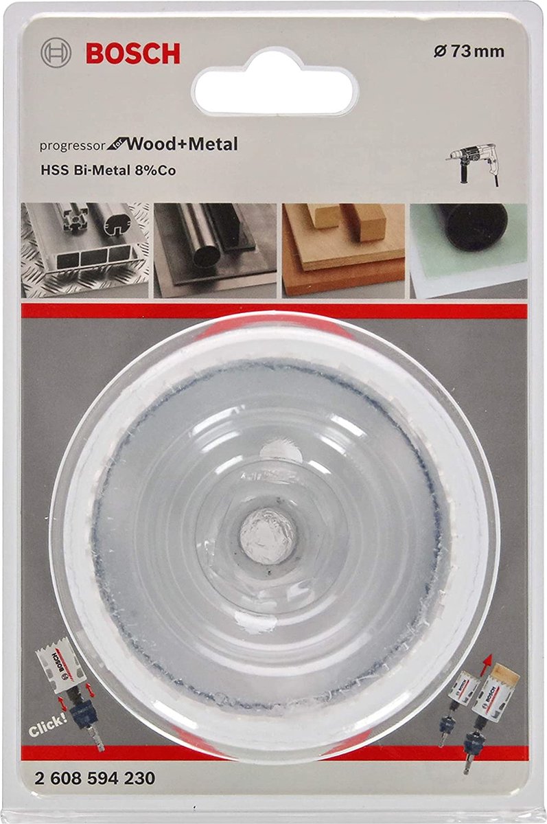 Bosch Gatzaag hss bi-metaal progressor diameter 73mm