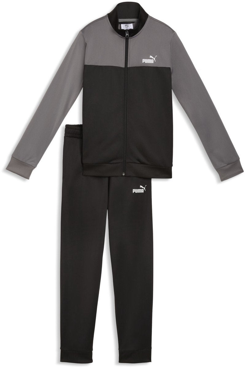 PUMA poly colorblock suit b unisex trainingspak - black
