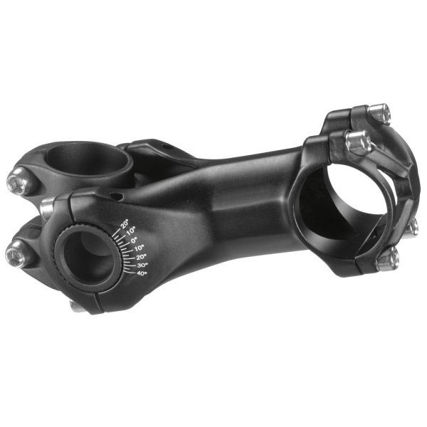 Ergotec Verstelbare ahead stuurpen swell-r eco 1 1 8 31,8 mm - mat zwart - 80 mm stuurpenlengte
