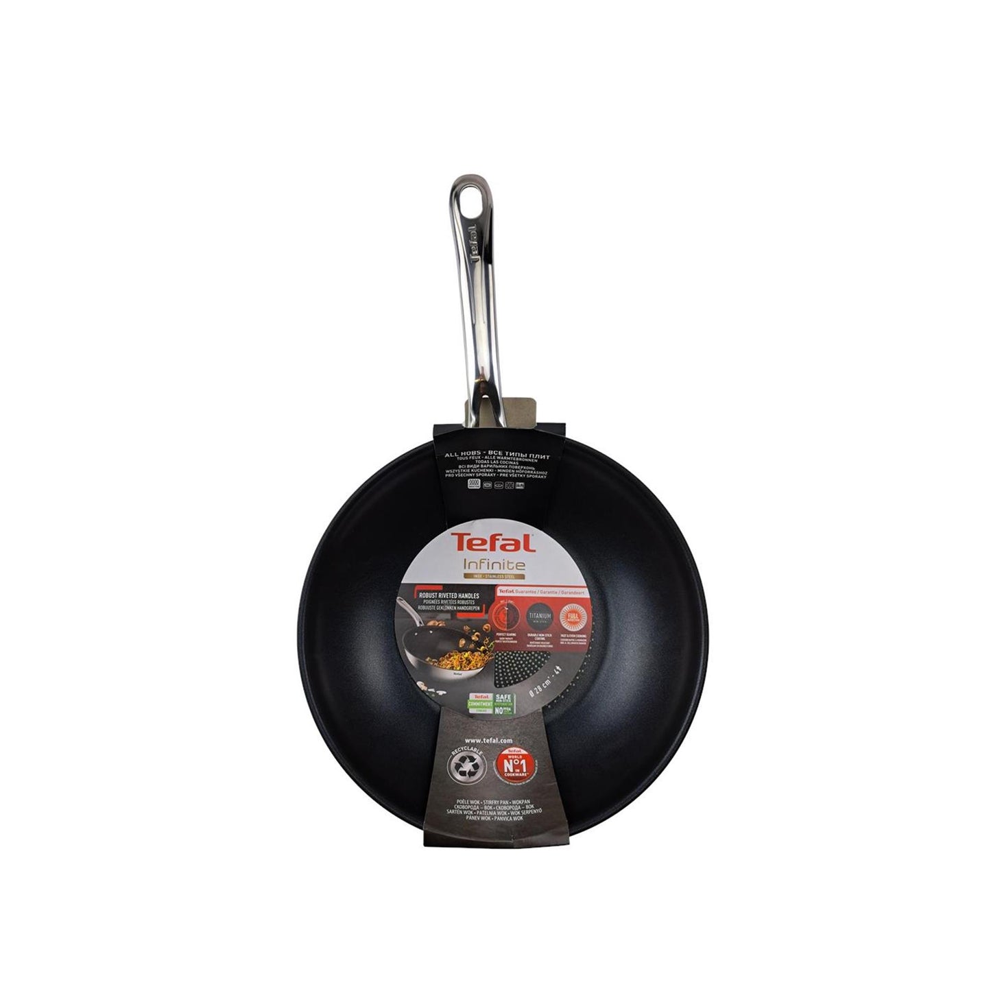 Tefal infinite wokpan ø28cm inductie