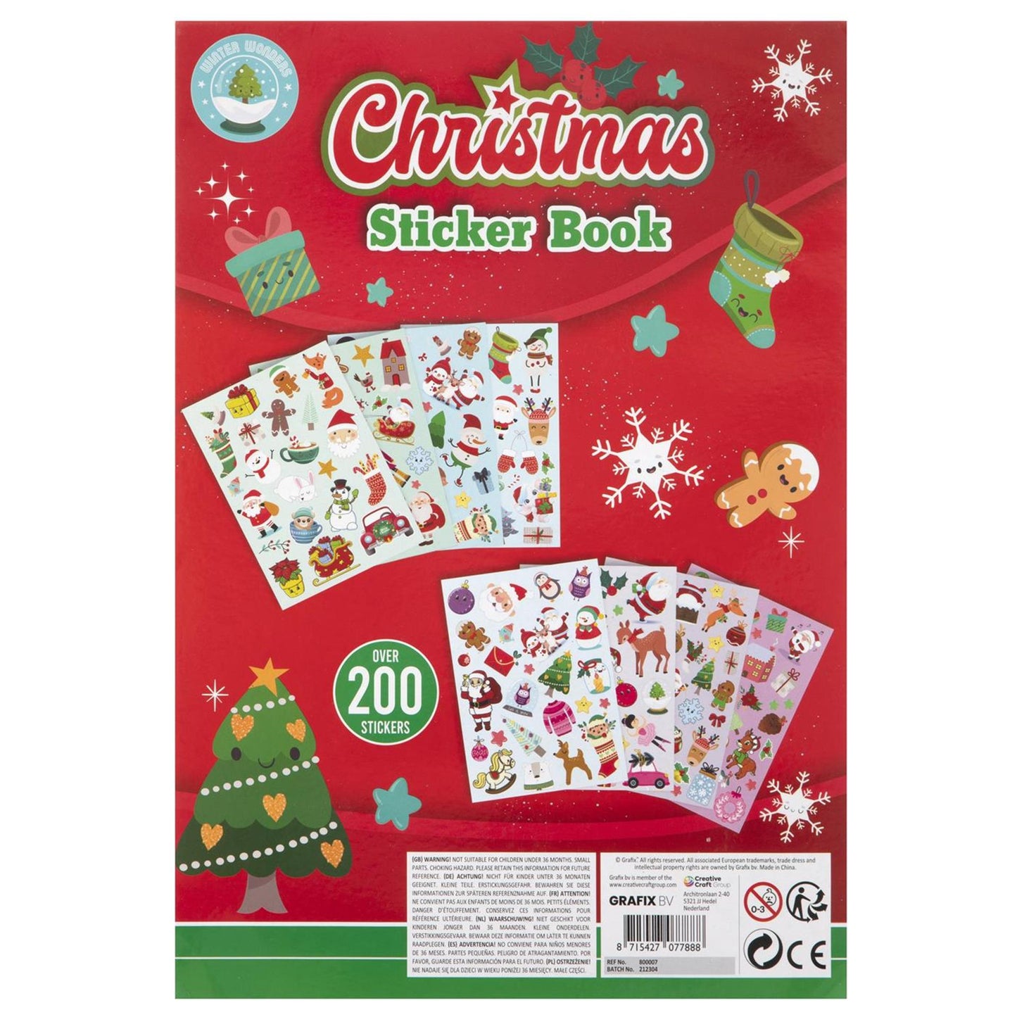 Grafix stickerboek a4