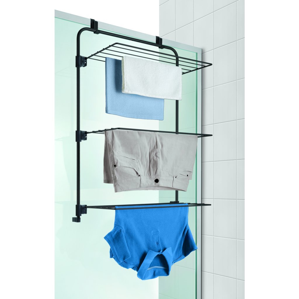 Tomado Metaltex gale droogrek 11 m drooglijn 57x31x98 cm zwart