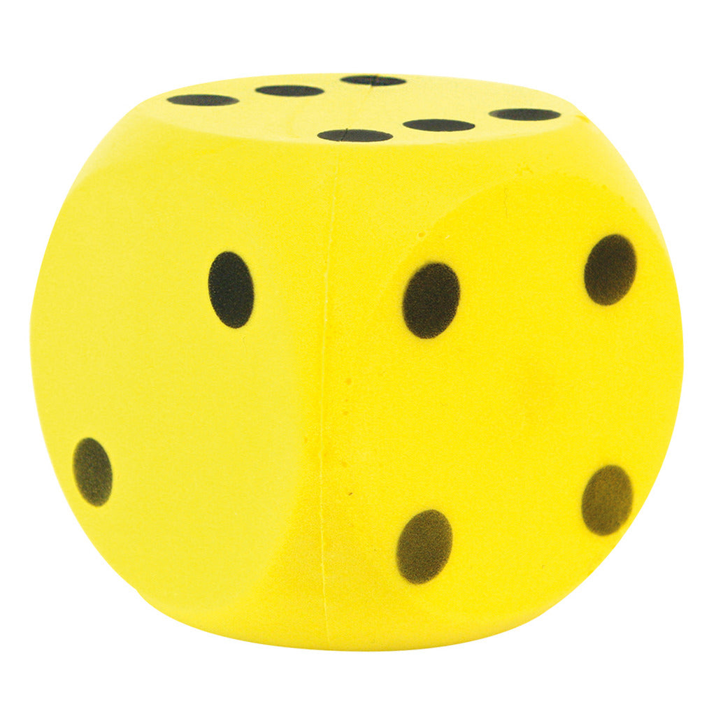 Basic Dobbelsteen soft geel 16 cm