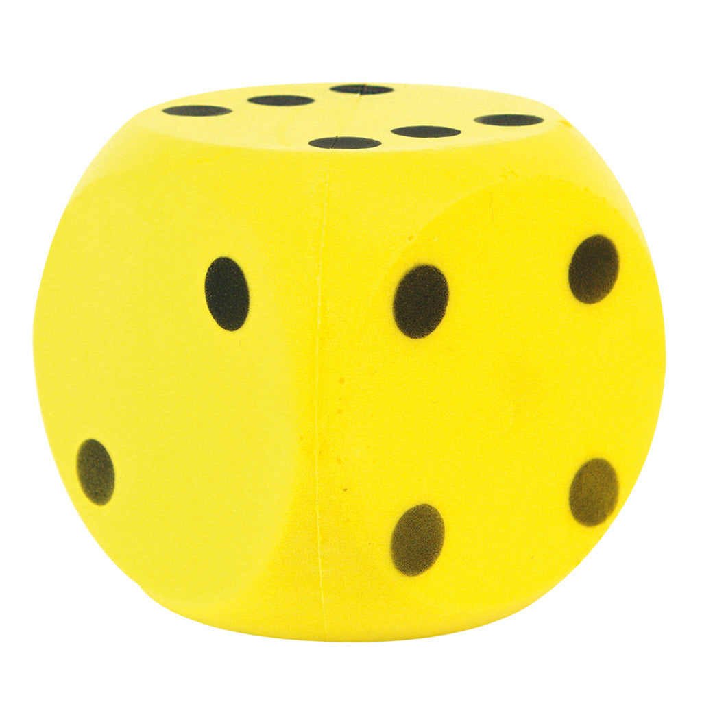 Basic Dobbelsteen soft geel 16 cm