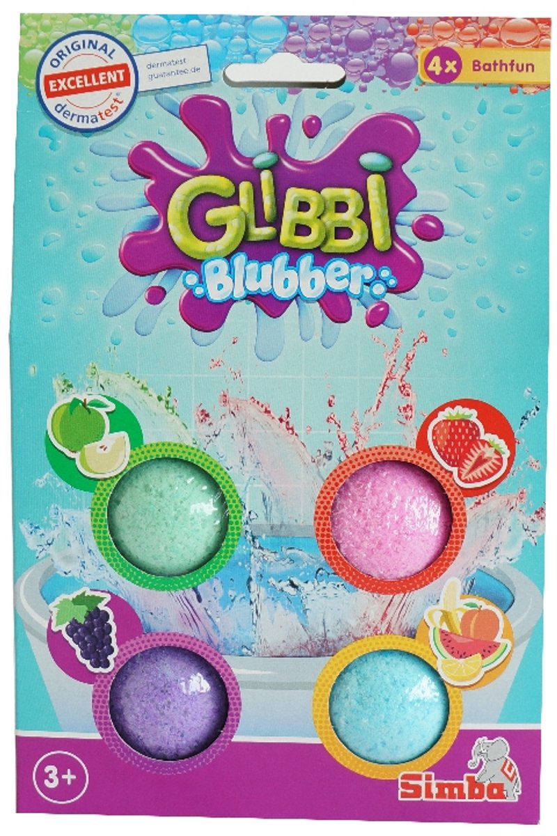 Simba Glibbi bruisballen, 4st.