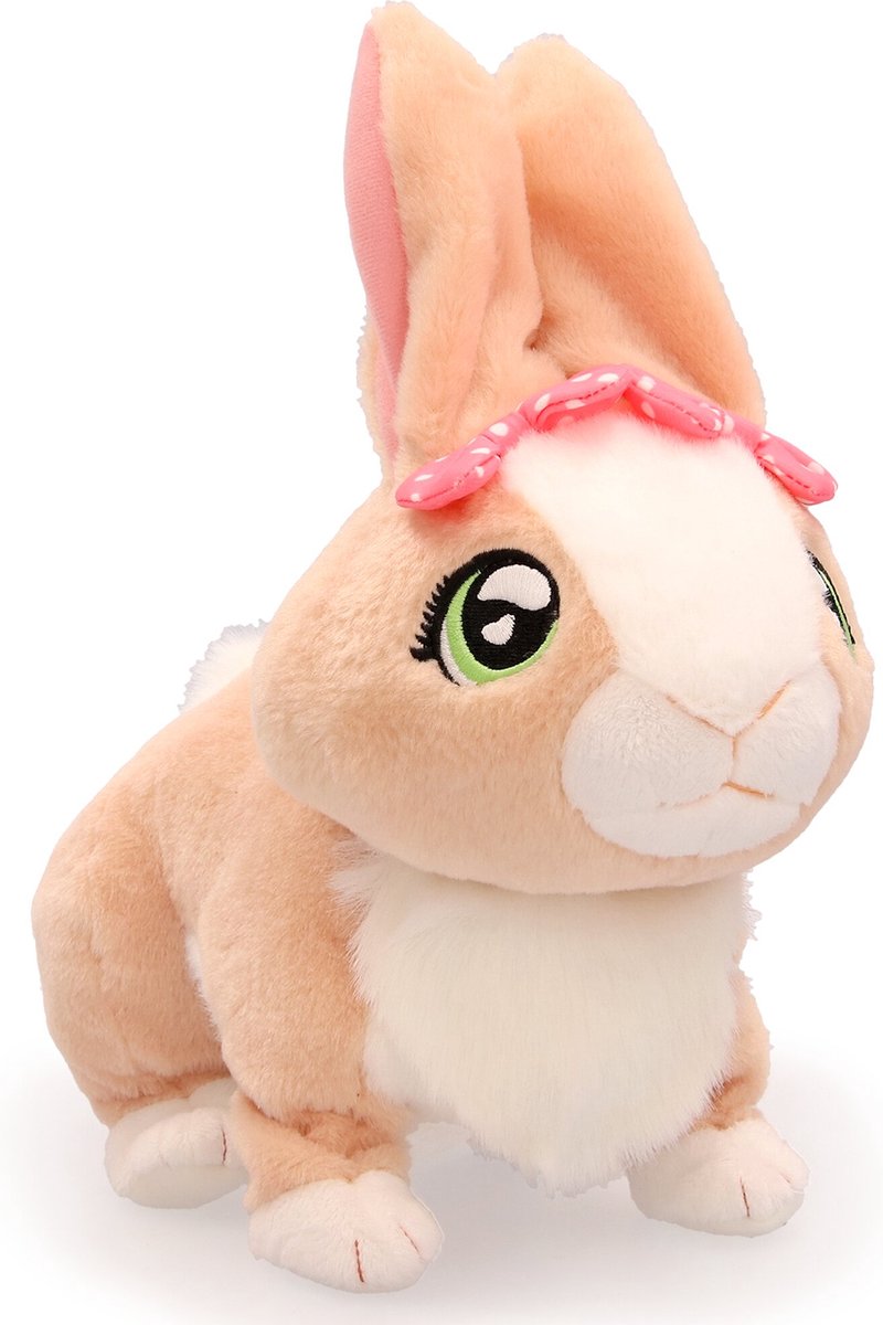 Imc Toys Club petz betsy konijn bruin - interactieve pluchen knuffel - incl. batterijen