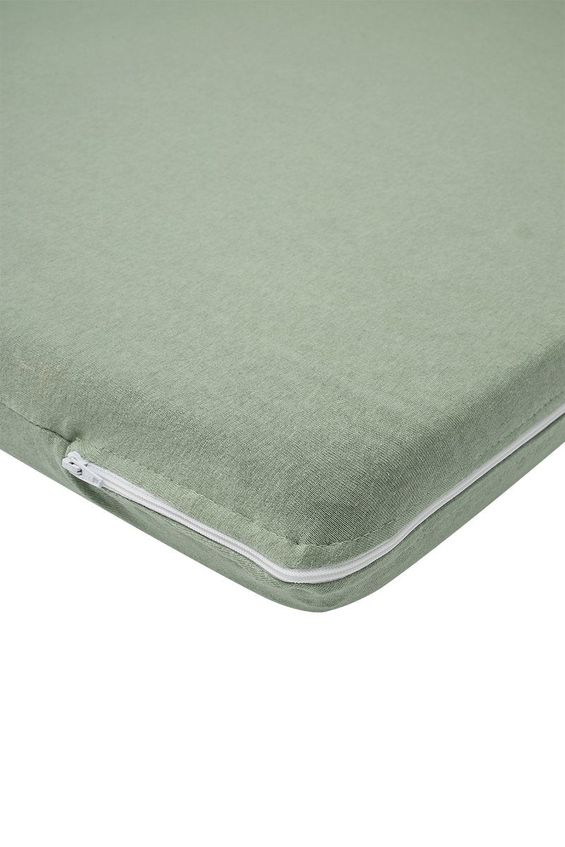 Meyco Baby Meyco campingbed matrashoes - 60 x 120 cm - jersey - stone green
