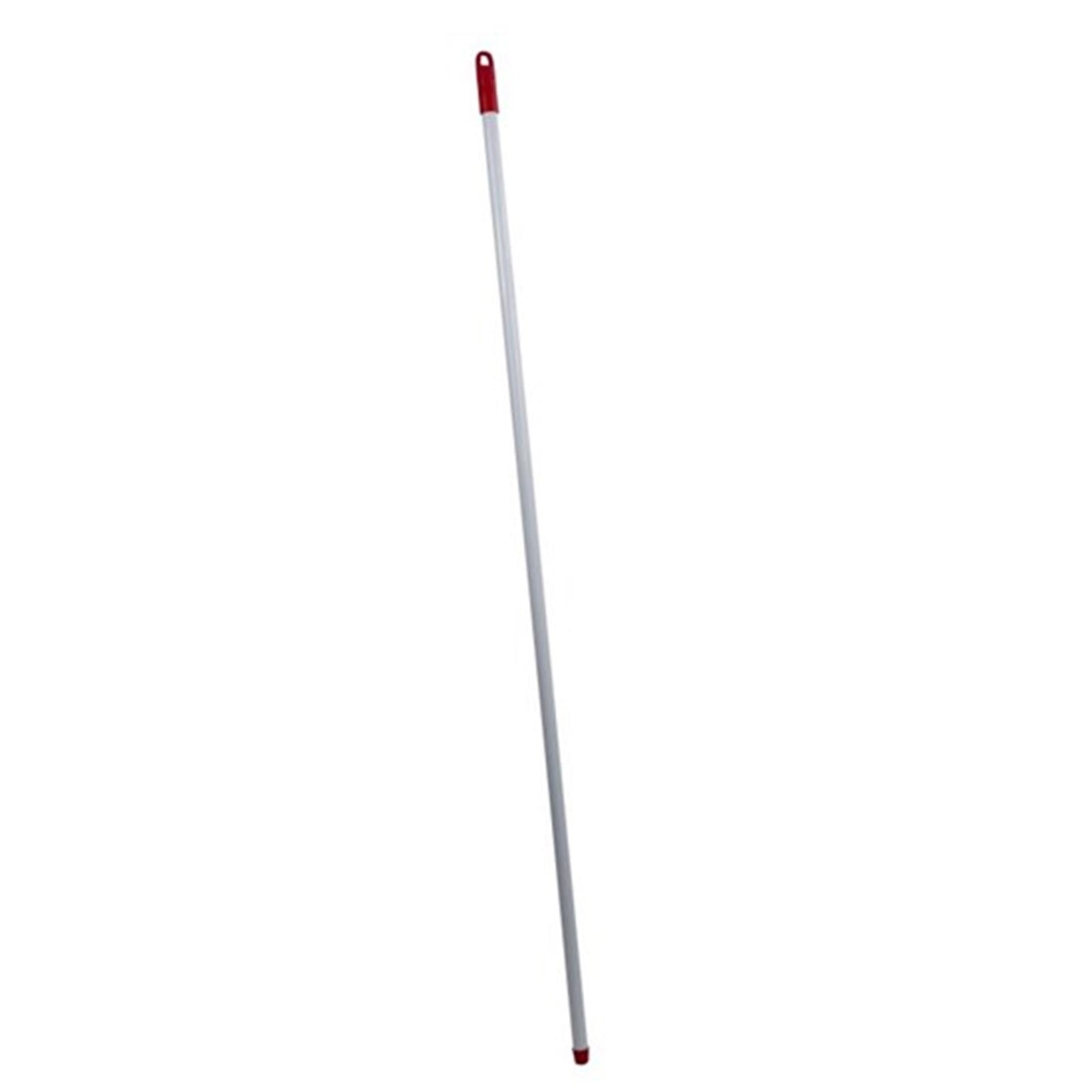 Luva Bezemsteel metaal wit 140cm
