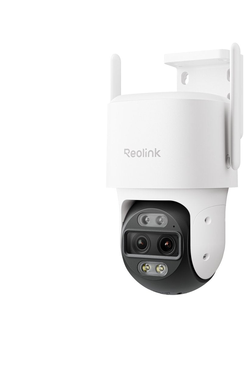 Reolink 4k dual-lens buitencamera - 2,4 5 ghz wifi - automatische zoom tracking - pan tilt - ai-video zoeken - trackmix series w760