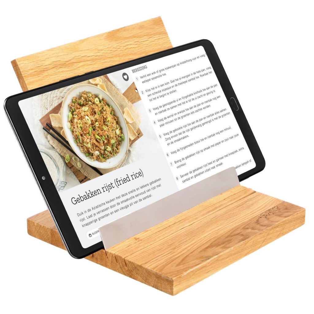 Overige Merken Houten tablet houder