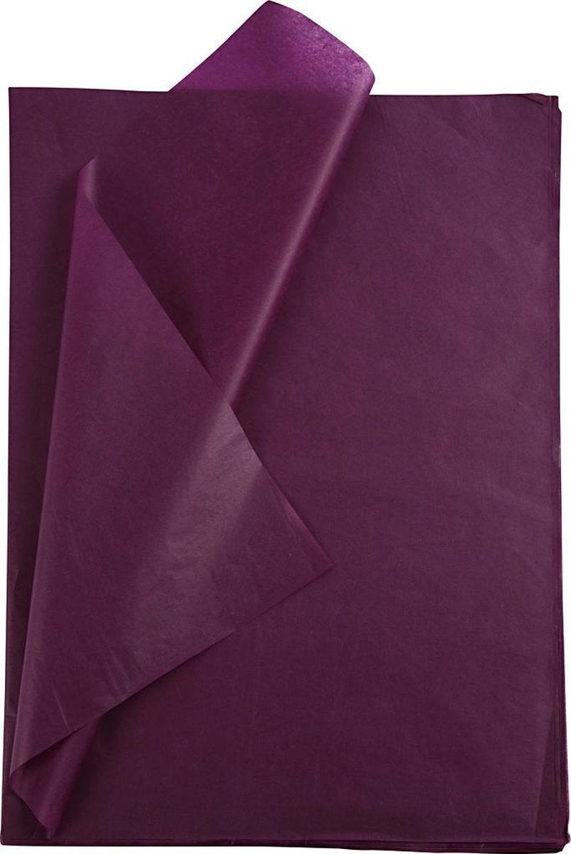 Creativ Company Creotime tissuepapier 50 x 70 cm papier paars 25 stuks