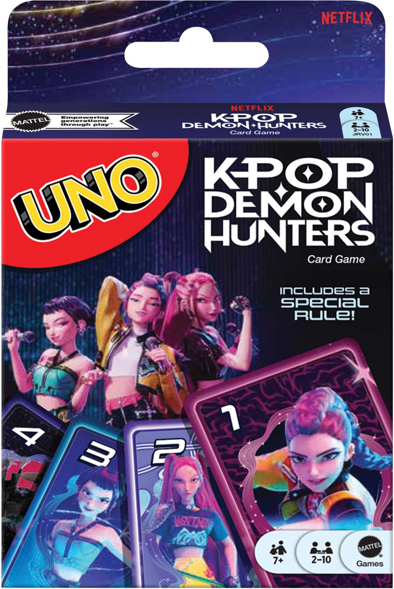 Mattel Games uno kpop demon hunters - kaartspeel