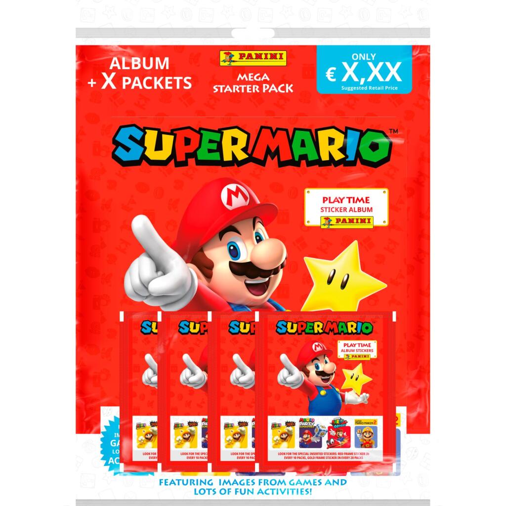 Super Mario sticker 2 starter pack