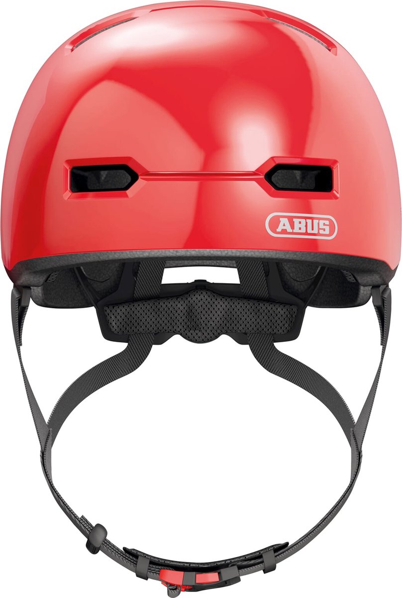 ABUS Fietshelm skurb kid shiny red m - 50-55 cm - rood - geschikt voor gebruik op kinderfietsen - 250 g