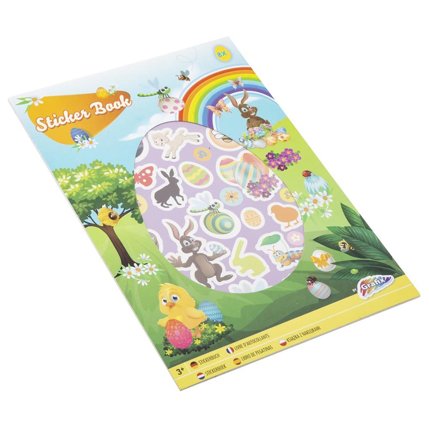 Grafix Stickerboek pasen a4