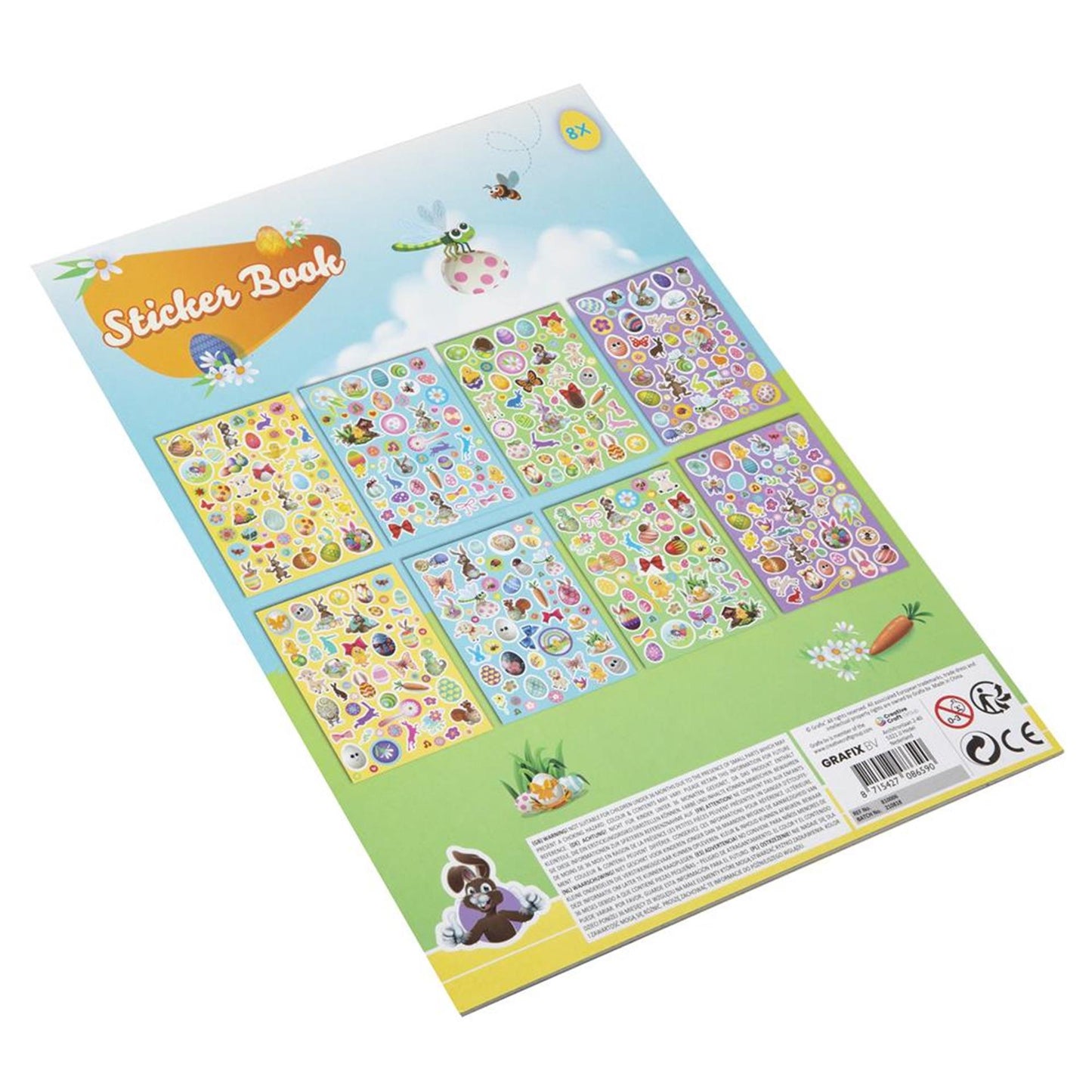 Grafix Stickerboek pasen a4