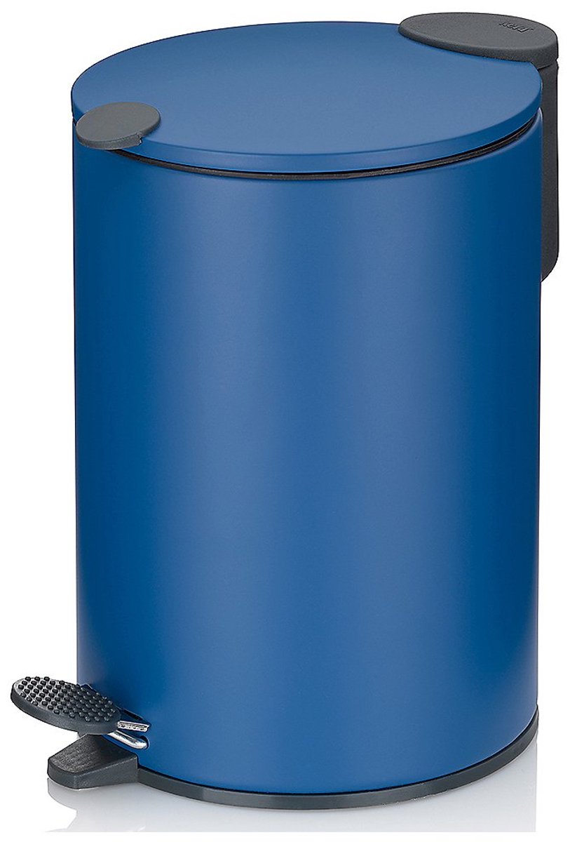 Kela Pedaal afvalemmer, 3 l, oceaan blauw - | mats