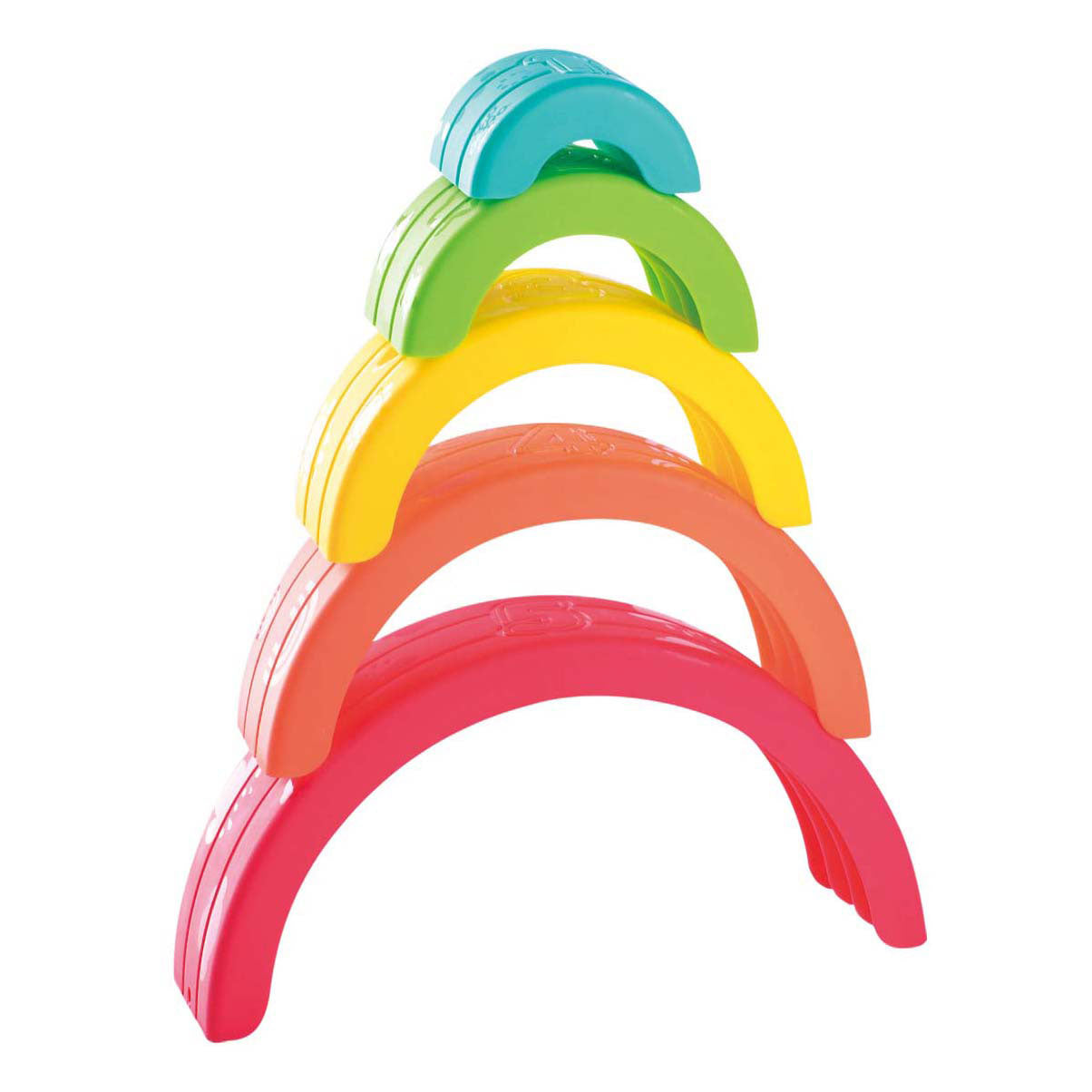 Playgo Toys Enterprises Limited Playgo stapel regenboog kleur - 5dlg.