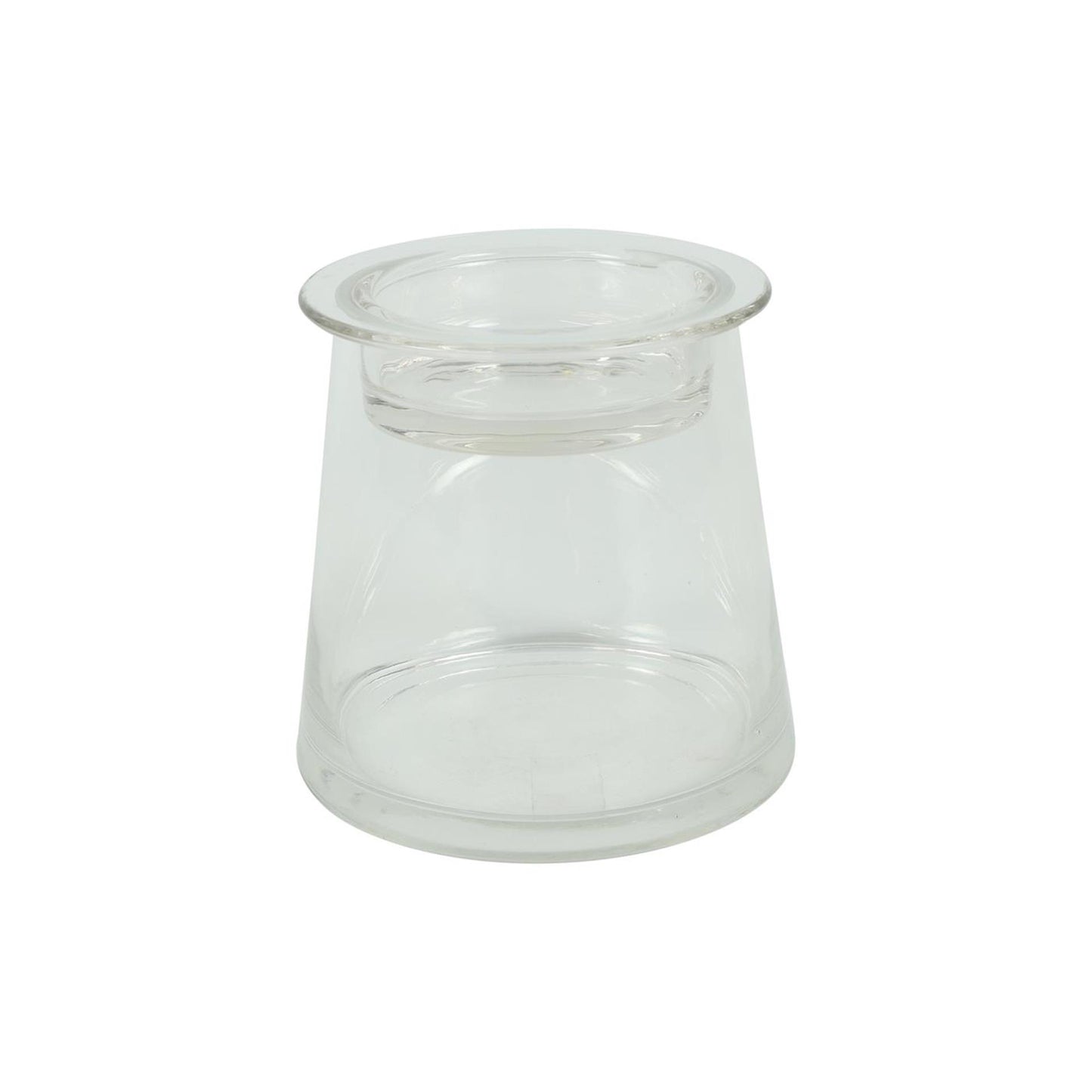 Countryfield Deco glas met komdeksel helder h13,5cm