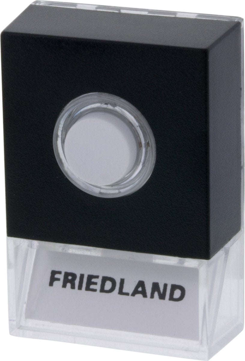 Honeywell Friedland, beldrukknop, pushlite black