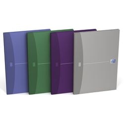 Oxford Spiraalblok optik papier 90g m2 21x29,7cm geruit 5x5mm kartonnen kaft