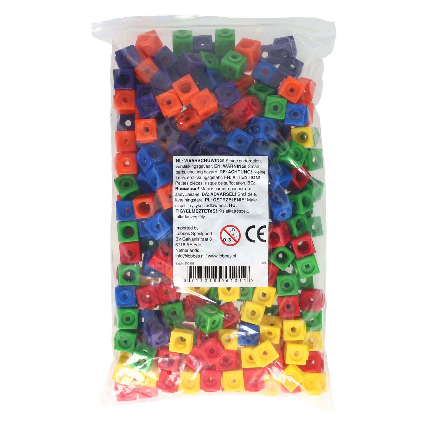 Lobbes Bouwset koppelblokjes - 300dlg