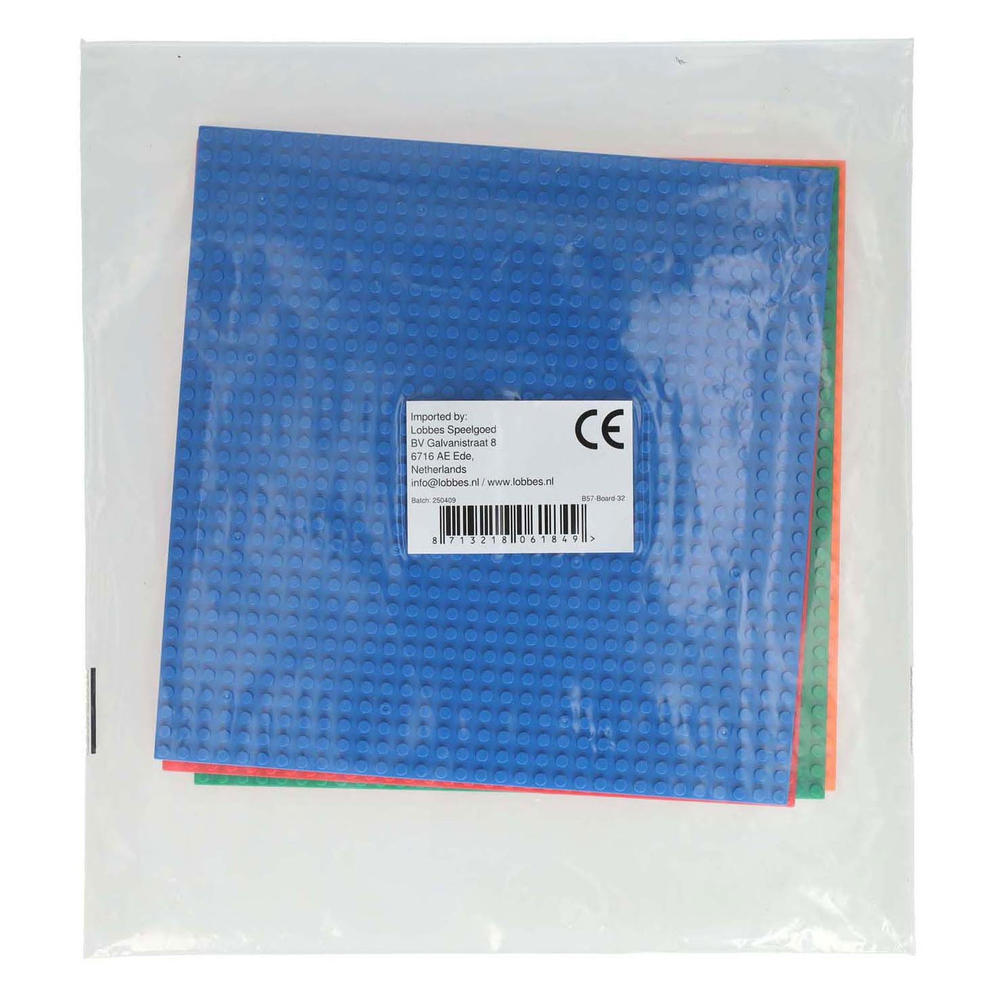 Bouwplaten voor Miniblokjes 25x25cm - 4st.