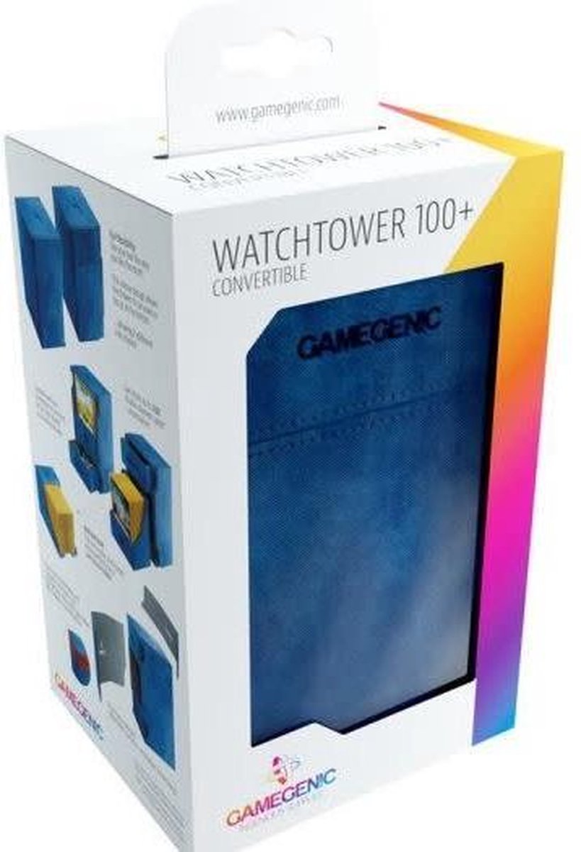 Dragon Shield Deckbox watchtower 100+ convertible blue