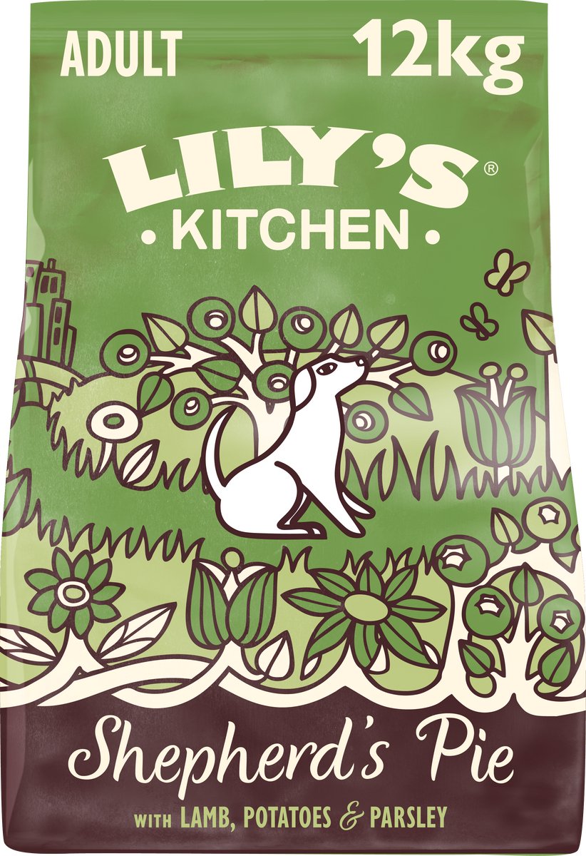 Lily's Kitchen - hondenvoer - droogvoer - boerenschotel met lam - 12 kg