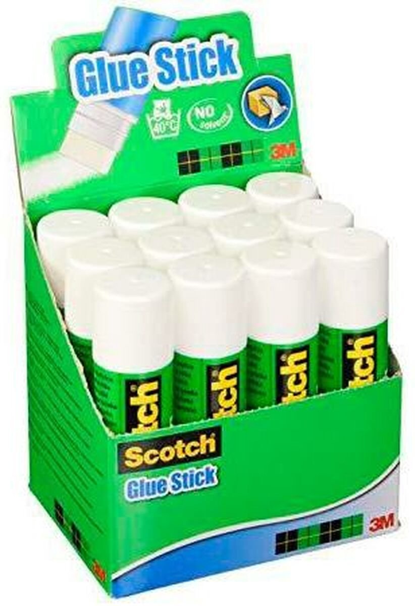 Scotch Lijmstift permanent 40gr | 12 stuks