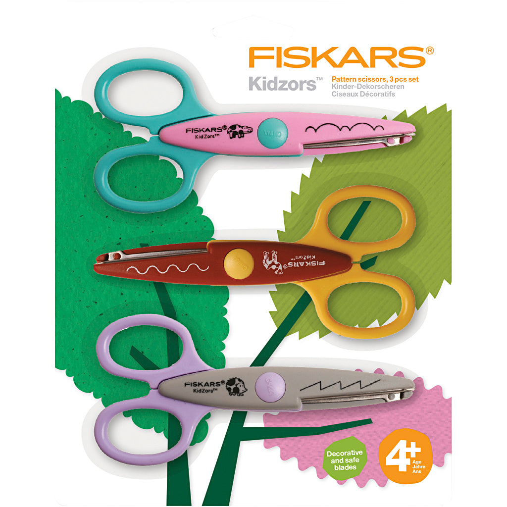 Creativ Company Https: www.cchobby.nl fiskars-kidzors-kartelscharen-nijlpaard-kameel-egel-3-stuk-1-doos