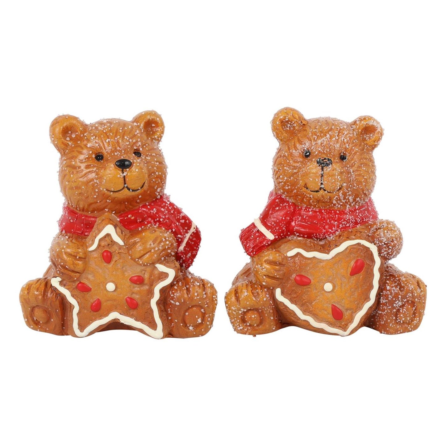 Countryfield Beer kerst zittend bruin 7x6x7,5cm