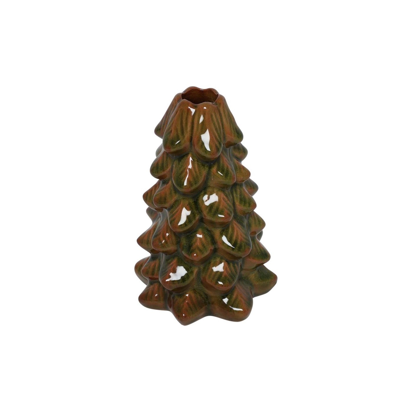 Countryfield Kaarshouder kerstboom groen h15cm