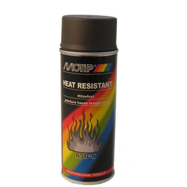 Motip Spuitbus 400ml hittebestendig anthraciet