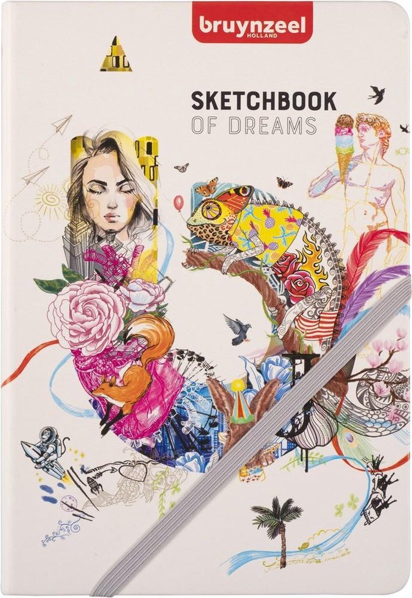 BRUYNZEEL creatives schets notitieboek a5 140 g m² 80 vellen